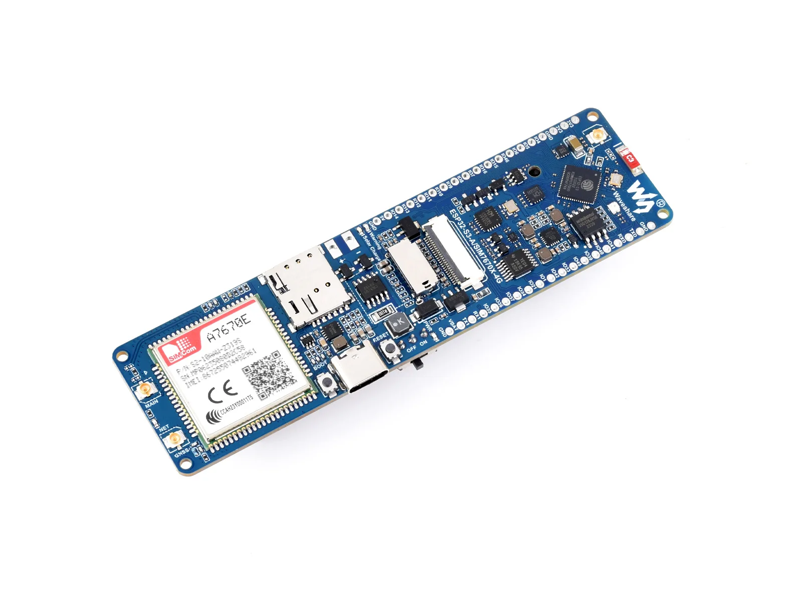 Waveshare ESP32-S3 A7670E 4G 개발 보드, LTE Cat-1 / 2G / WiFi / Bluetooth /전화 통화/SMS/GNSS 포지셔…