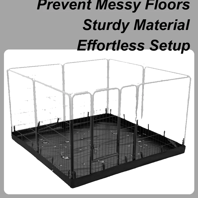 Estera para bolígrafos para perros, tapete grande resistente para parque infantil, estuche para ejercicio de mascotas, estera para valla, tela Oxford impermeable, estera para jaula para mascotas, suministro para mascotas