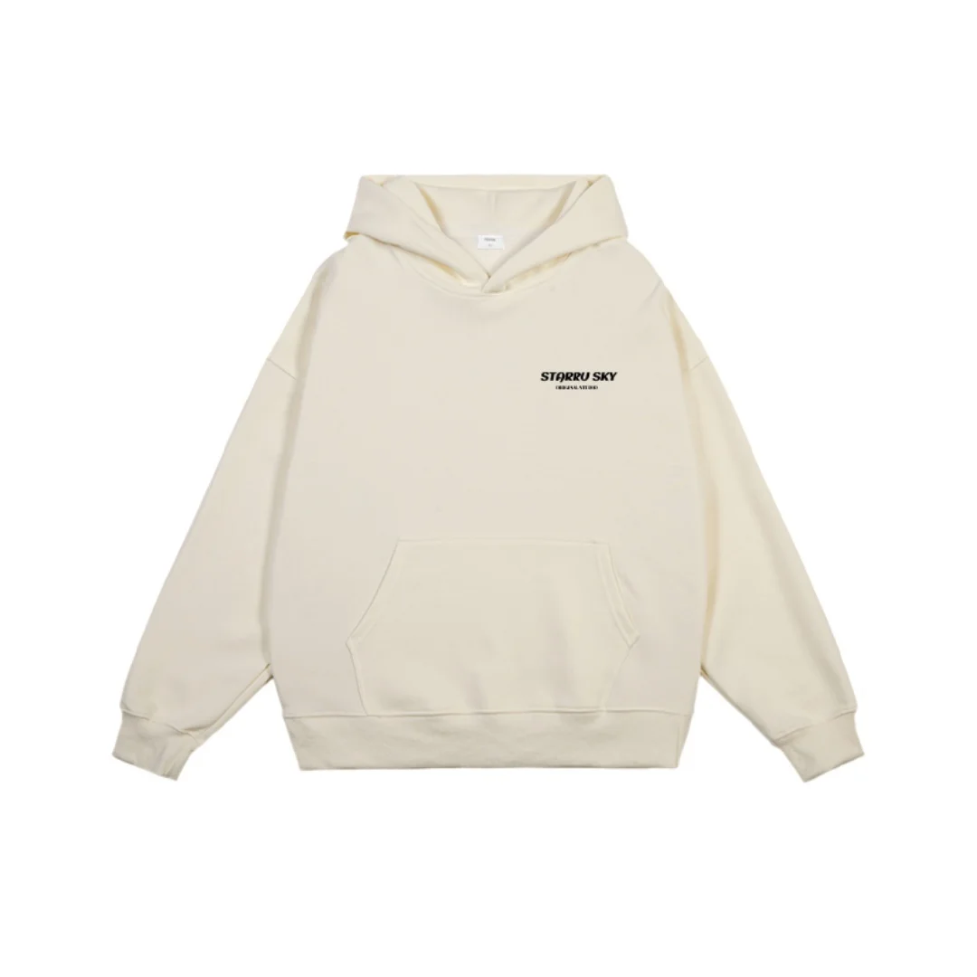 Uma marca na moda carta gráfica hoodie puro algodão primavera e outono luxo nicho marca moda masculina e feminina y2k hoodie