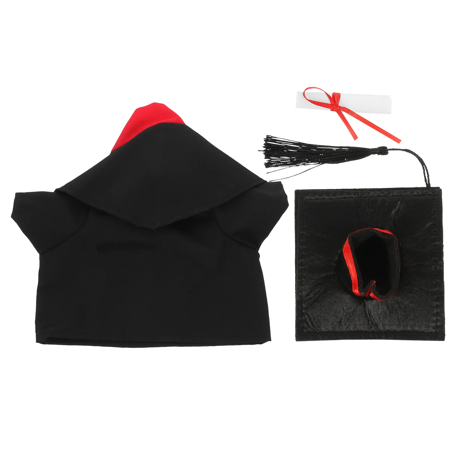 

Graduation Suit Cap Gown For Bear Stuffed Animal Outfit Animals Clothes Gift Costume Hat Outfits