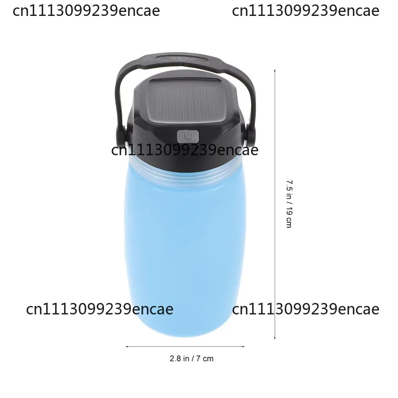 New solar charging kettle outdoor camping tent creative luminous water cup luminous tea cup creative