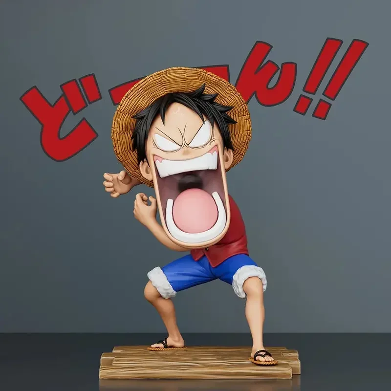 Figurine de Dessin Animé One Piece Luffy de 15cm en PVC, Figurine de Triple Sanji, Roronoa Zoro, Version Q, Jouets à Collectionner, Cadeau