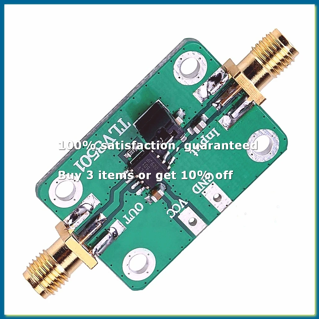 TLV3501 Single High Speed Comparator, Frequency Meter Front Shaping Module DC 2.7-5V SMA