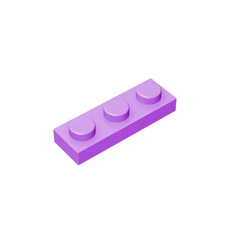 Gobricks GDS-503 Platte 1 x 3, kompatibel mit Lego 3623 Teilen, DIY-Baustein für Kinder, Partikelplatte zum Selbermachen