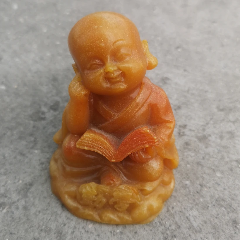 

Shoushan Stone, Furong Stone, Diligent Learning, Cute Pet, Little Monk Decoration, Living Room, Desk, Car, Hand Play