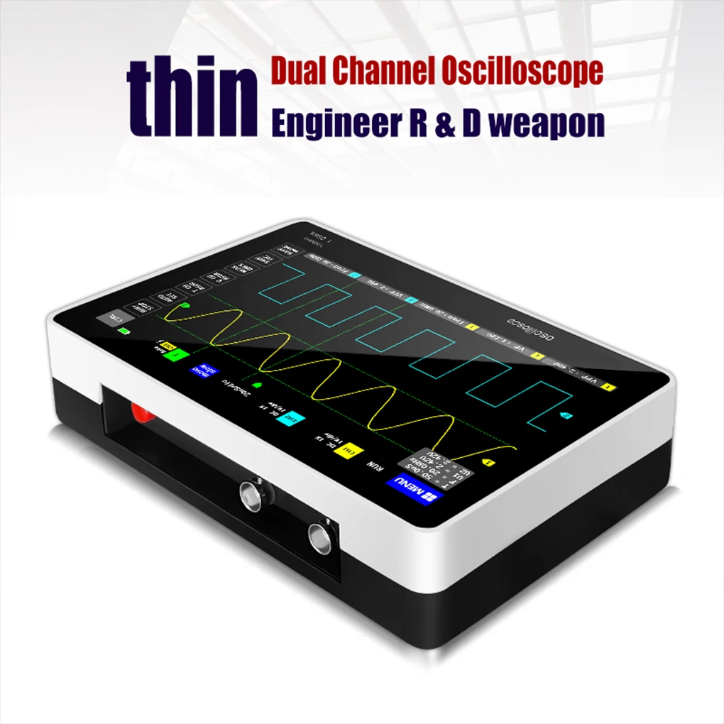 Double Channel Adjustable Oscilloscope 1Gsa/s 100MHz Oscilloscopes EU Plug