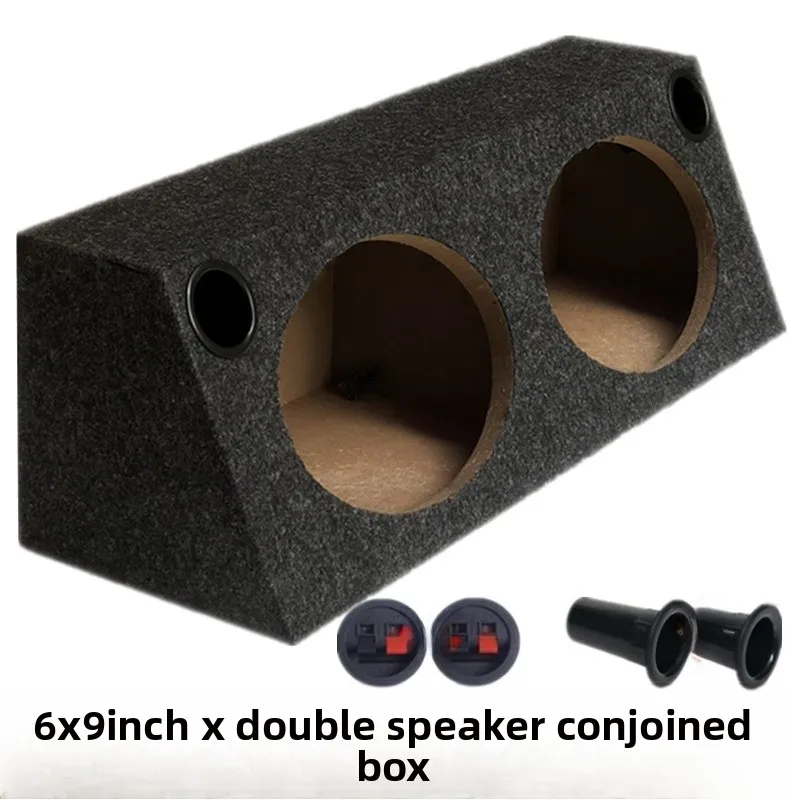

1 шт. автомобильный аудио 6x9 дюймов динамик деревянная коробка 6*9 дюймов встроенная трапециевидная пустая коробка двойной динамик тестовая коробка