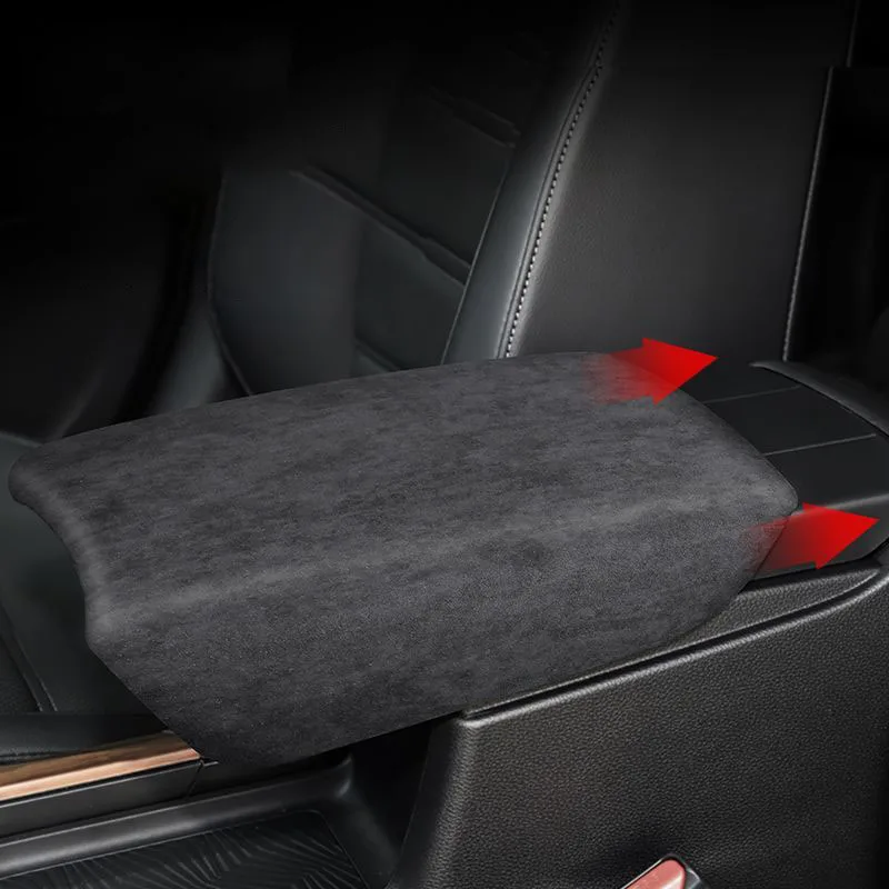 

Suede Leather Overlays Car Accessories Auto Gear Shift Knob Cover Armrest Cover Panel Interior Trim For Honda CRV 2017-2021