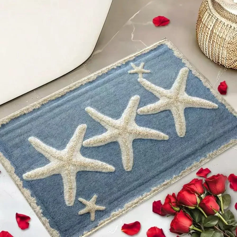 New Polyester Fiber Cartoon Animal Doormat Insulating Warm Entrance Hallway Doormat Non-Slip Bathroom Rug Home Decor