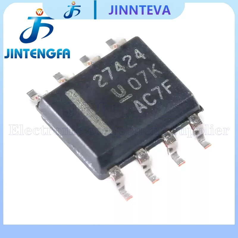 5PCS UCC27424DR UCC27424 27424 SOP-8 Dual-channel Gate Driver Chip Dual Channel Gate Driver IC Chip SMD