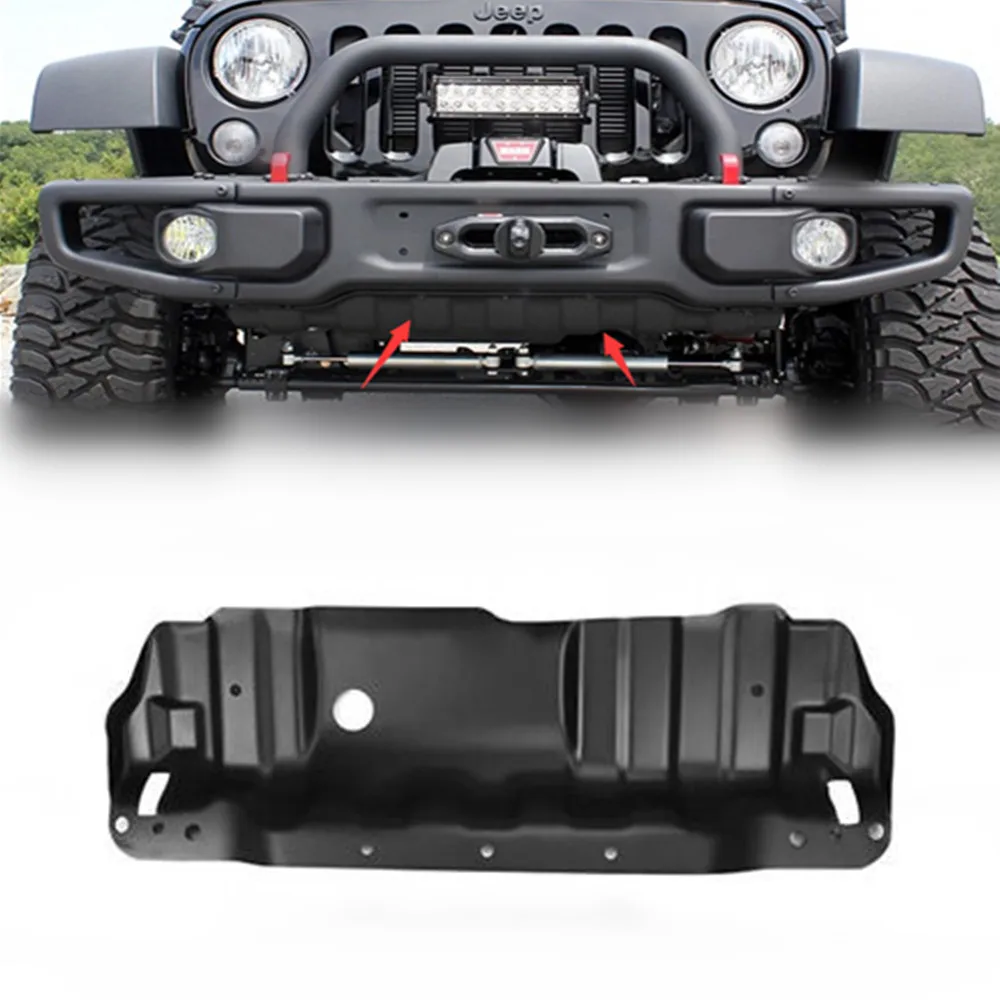 

Skid Plate Guard For 10th Front Bumper for Jeep Wrangler JK 2007-2017 (J087-4)