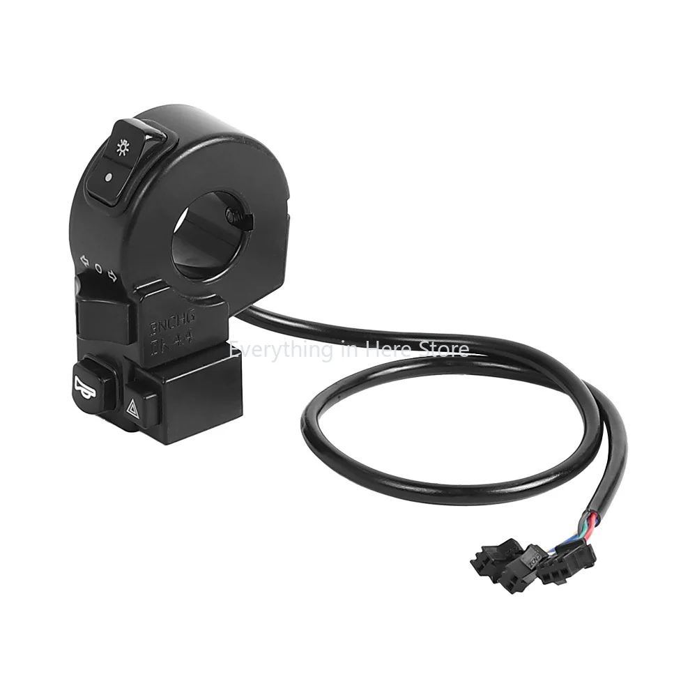 Switch Headlight Turn Signal Horn ON/OFF 3 In 1 Switch for Electric Scooter Motorcycle  Handlebar Universal Parts