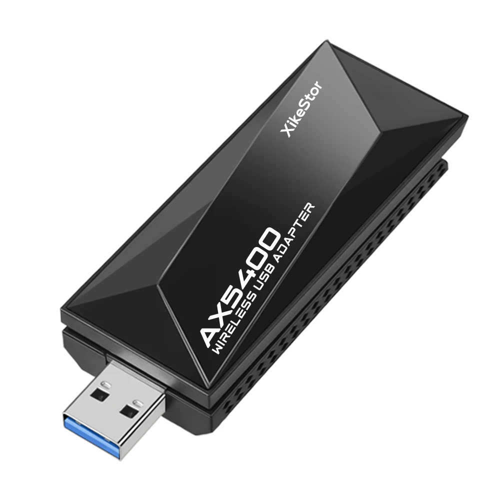 Picture 5: XikeStor USB WiFi 6E Adapter for Gaming, Tri-Band 6GHz Wireless Dongle, High Gain Antenna Low Latency, Plug & Play for Windows
