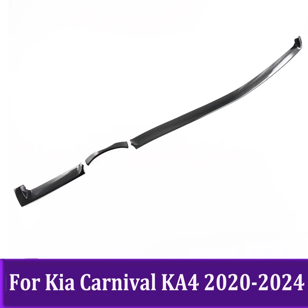 Interior Accessories For Kia Carnival KA4 2020-2022 2023 2024 Center Dashboard Panel Cover Instrument Control Trim Strip Styling