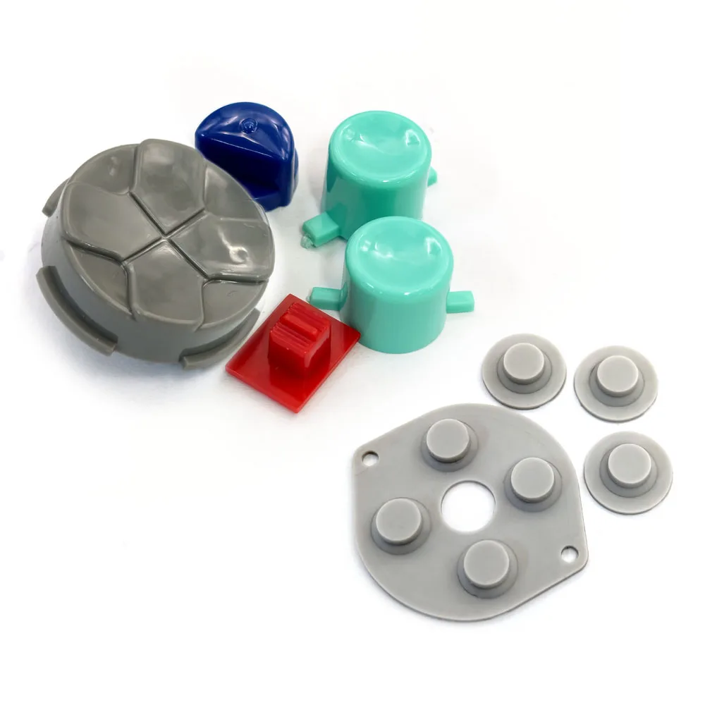 HISPEEDIDO For SEGA Game Gear GG Replaced Buttons and  Rubber Pads 13 Colors Optional view 2