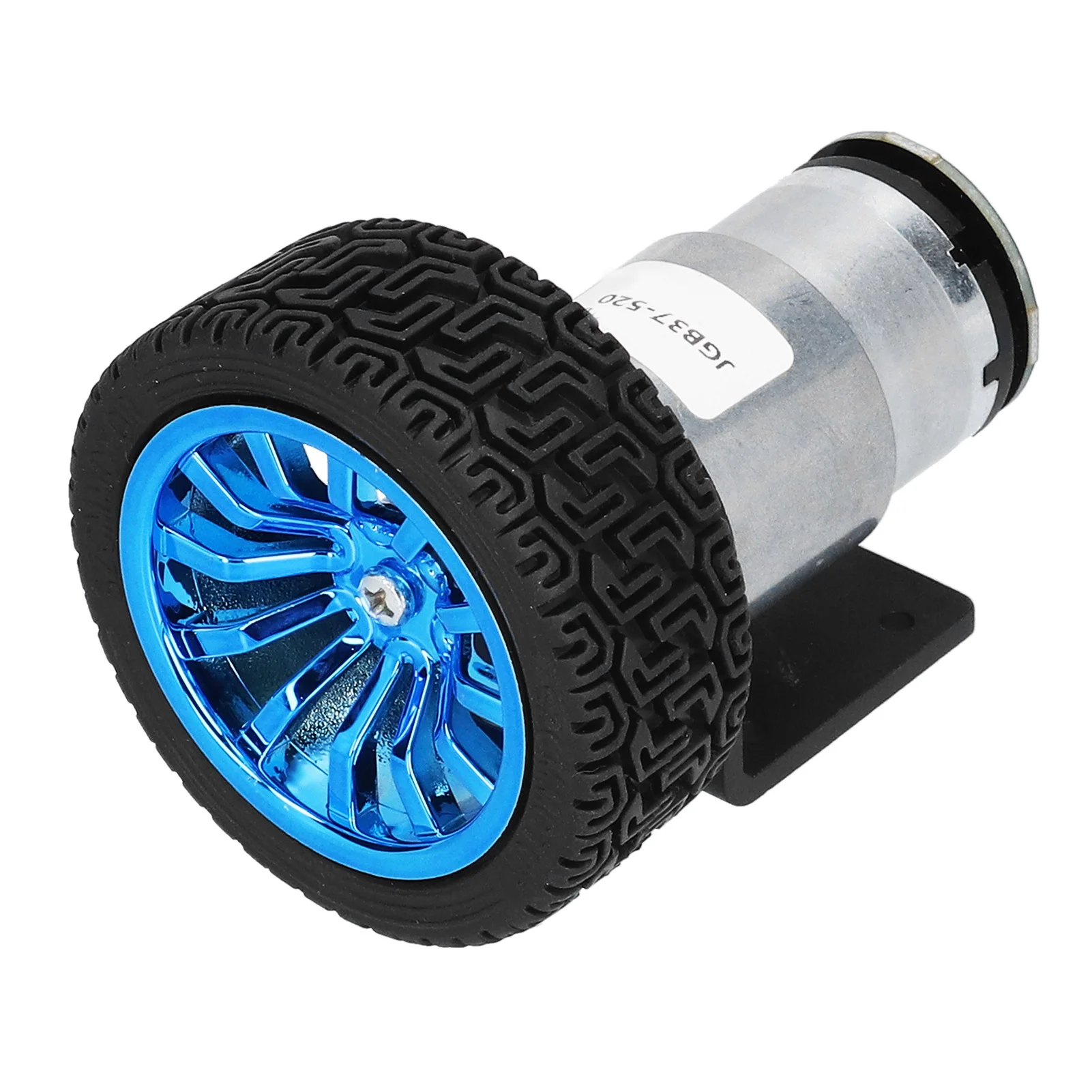 

12V Encoder Motor Encoder Motor Set CW CCW Shaft Gear Motors with Bracket Wheel for Balance Car DC12V Shaft Gear Motor