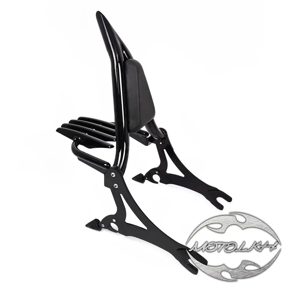Bagażnik na oparcie pasażera Sissy Bar dla Indian Chief Dark Horse Springfield Vintage Classic Challenger Chieftain 14up — zdjęcie 7