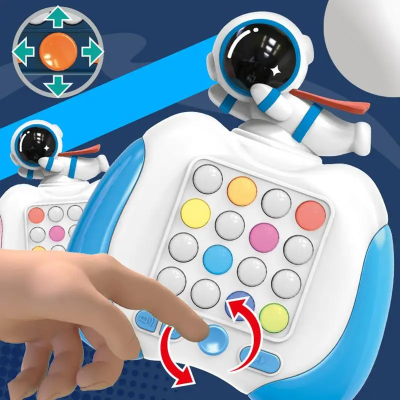 Quick Push Bubble Game Quick Press Buttons Game Handheld Toy With Sound And Light Brain Game For Boys And Girls