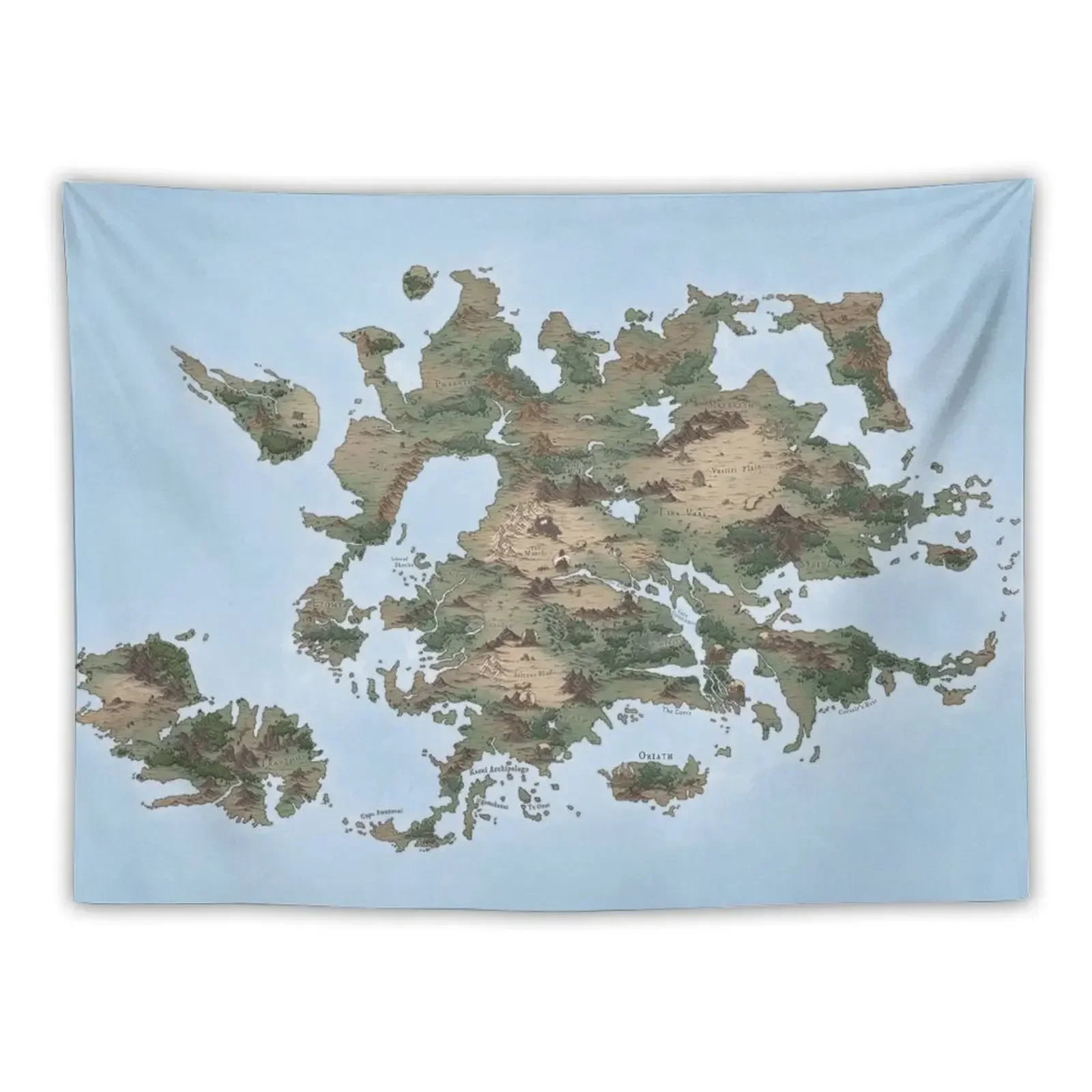 Path of Exile map of Wraeclast Tapestry Cute Room Things Mushroom Tapestry