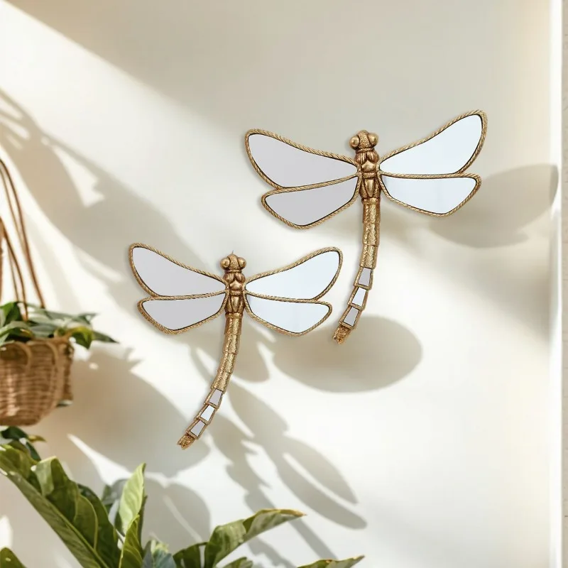 

Curved Tail Dragonfly Wall Decoration Light Luxury Wall Decoration Home Decoration Creative Livingroom Background Украшения Стен