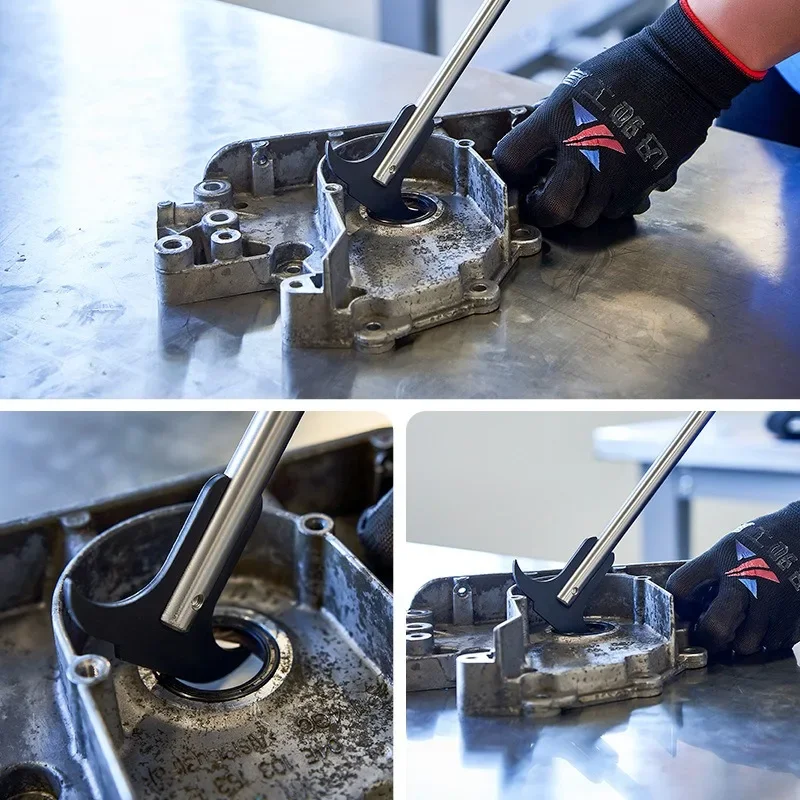 1 stücke Feine Werkzeug Öl Dichtung Entfernung Werkzeug Doppel Kopf Öl Neue Auto Reparatur Dichtung Puller Schraubendreher Schlüssel Puller Hand schlüssel
