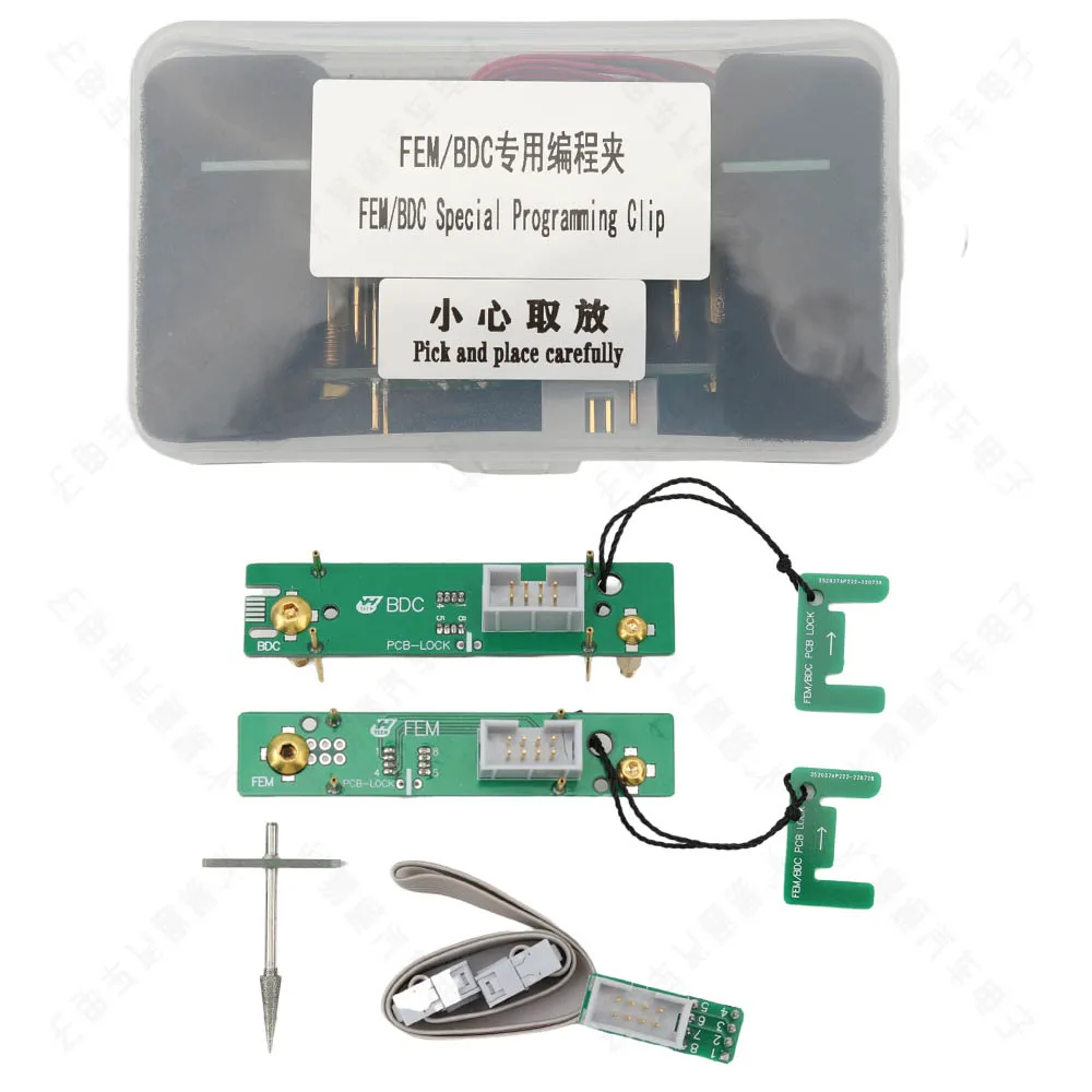 XRNKEY Xhorse Key Tool Plus Autel IM508 K518 channel BMW ACDP FEM BDC Special Programming Clip 95128/256 Chip Reader Work With