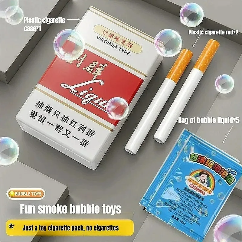 

Viral Bubble Cigarette Box, Funny Decompression Toy & Photo Prop for Adult Gag Gift, Office Prank, Birthday Party