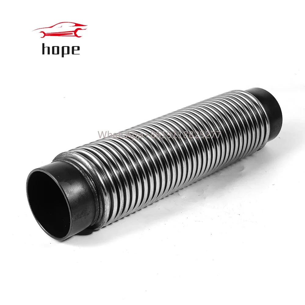 

Wholesale Stainless Steel Heat Release Automotive Flex Exhaust Hose Muffler Nipple Exhaust Pipe for Truck