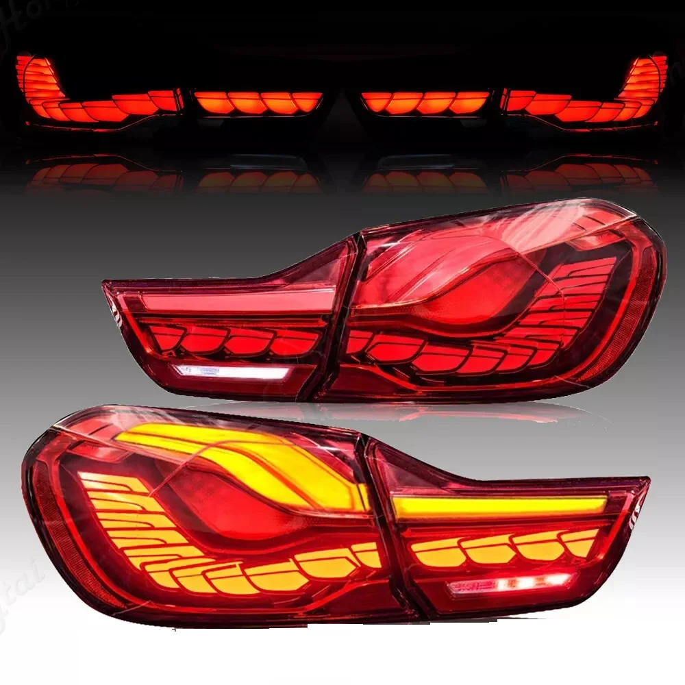 Achterlichtunit voor 2014-2020 BMW M4 F32 F33 F36 F82 F83 420i 430 435 428 achterlichten, remlichten, spiegels, richtingaanwijzers
