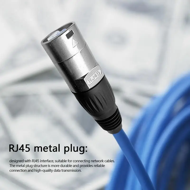 Aviation Connector Metal Panel Mount Rj45 Connector Ethernet Signal Adapter Socket Jack For Home Industrial Outdoor Network