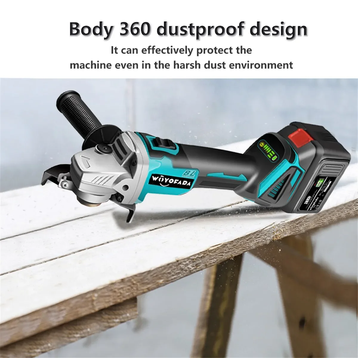 125mm Brushless Electric Angle Grinder Grinding Machine DIY Woodworking Electric Impact Grinding Tool For Makita 18V Battery