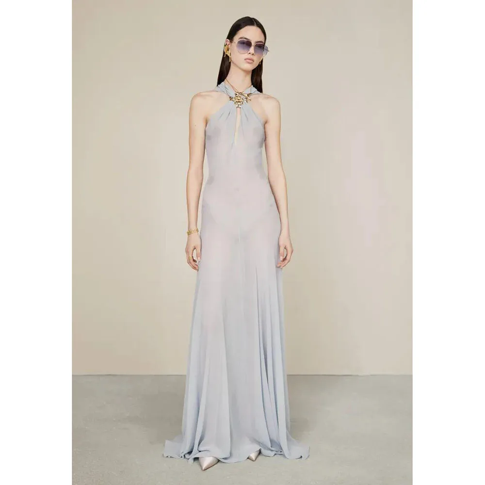 

Simple Evening Dresses Women Mermaid Sleeveless High Quality Floor Length Sweep Train Banquet Celebrity Feamle Clothing Classic