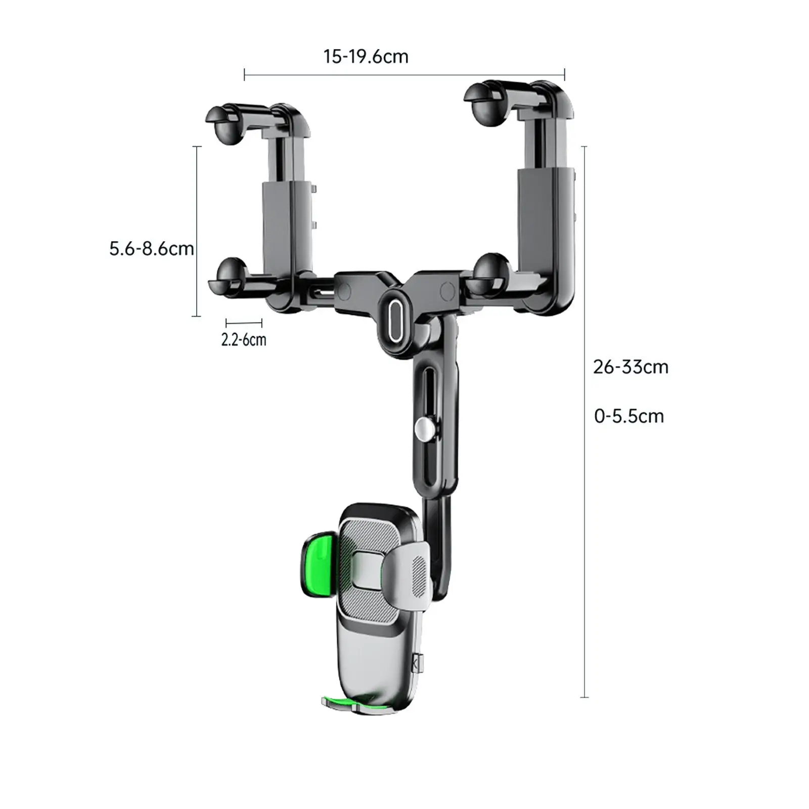 Car Rearview Mirror Phone Holder Easy to Use Navigation Multifunctional