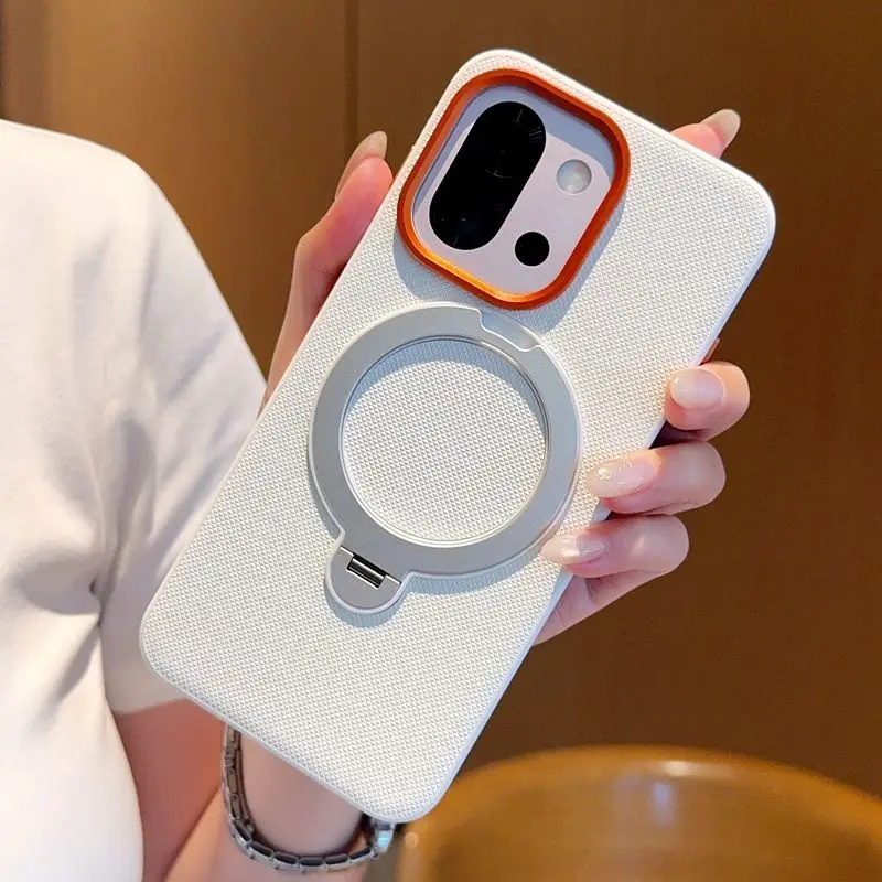 

Case For OnePlus 15 Simple Business Style 360° Rotating Stand Leather Skin-Friendly Drop-Proof Cover For OnePlus 15 Funda