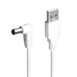 USB to DC5.5x2.5mm Adapter Cable Safe Charging Power Cable DC5.5x2.5 Cable Straight / Curved Head Multiple Protections