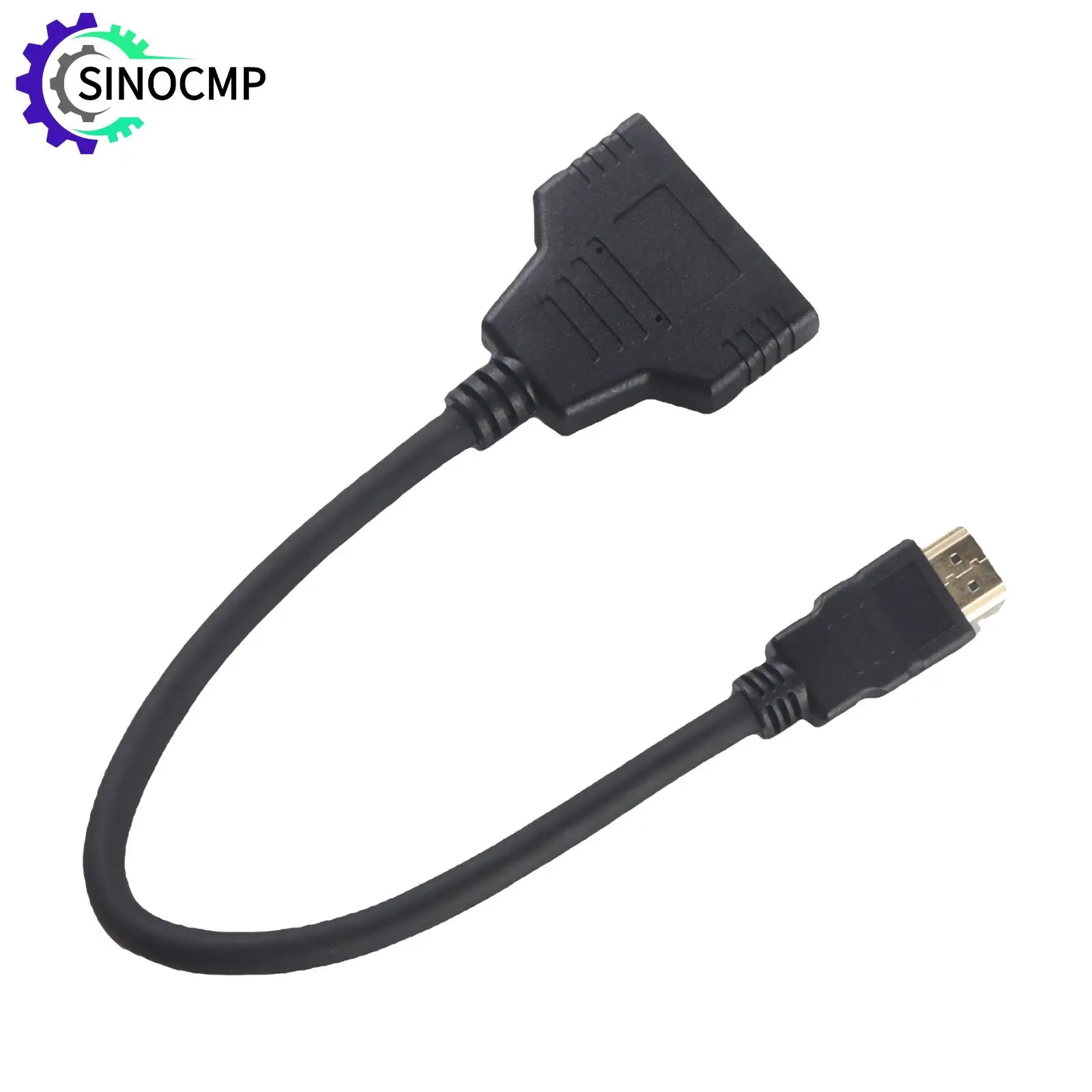 HD 1080P HDMI Splitter Dual Port 1 in 2 Out Cable Male To Female HDTV Adapter For Laptop TV Box Monitor 1 Male to 2 Female Cable