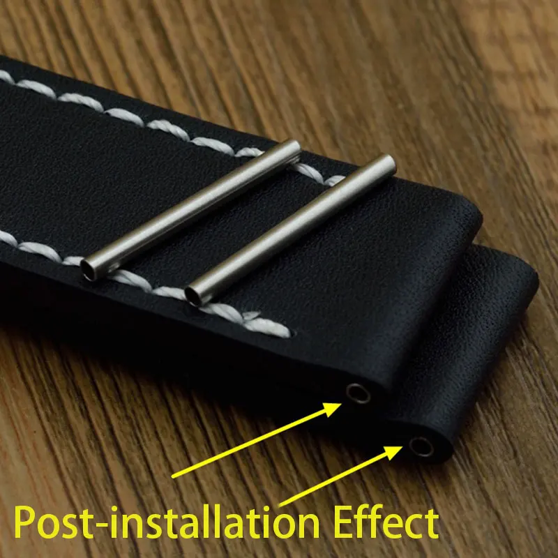 Watch Steel Tube Fit Panerai Stainless Steel Belt Raw Ear Tube Through Tube Empty Tube 20|22|24mm Watch Repair Accessorie