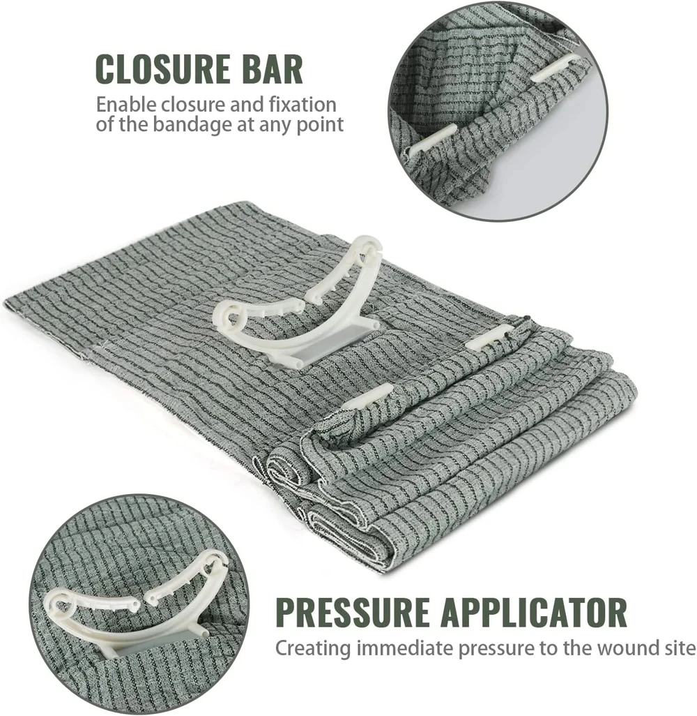 إسرائيل عاصبة الصدمة عدة الطوارئ ضغط الفرقة المعونة عاصبة الطبية خلع الملابس العقيمة لفة الفرقة المعونة الصدمة الطوارئ #3