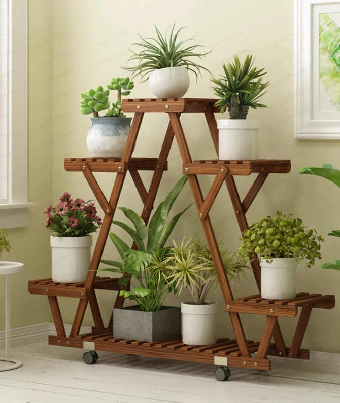 

Балконная подставка для цветов, полка, бытовая подставка для цветочного горшка, украшение из цельного дерева, сочная зеленая подставка для цветов с укропом, домашняя многослойная