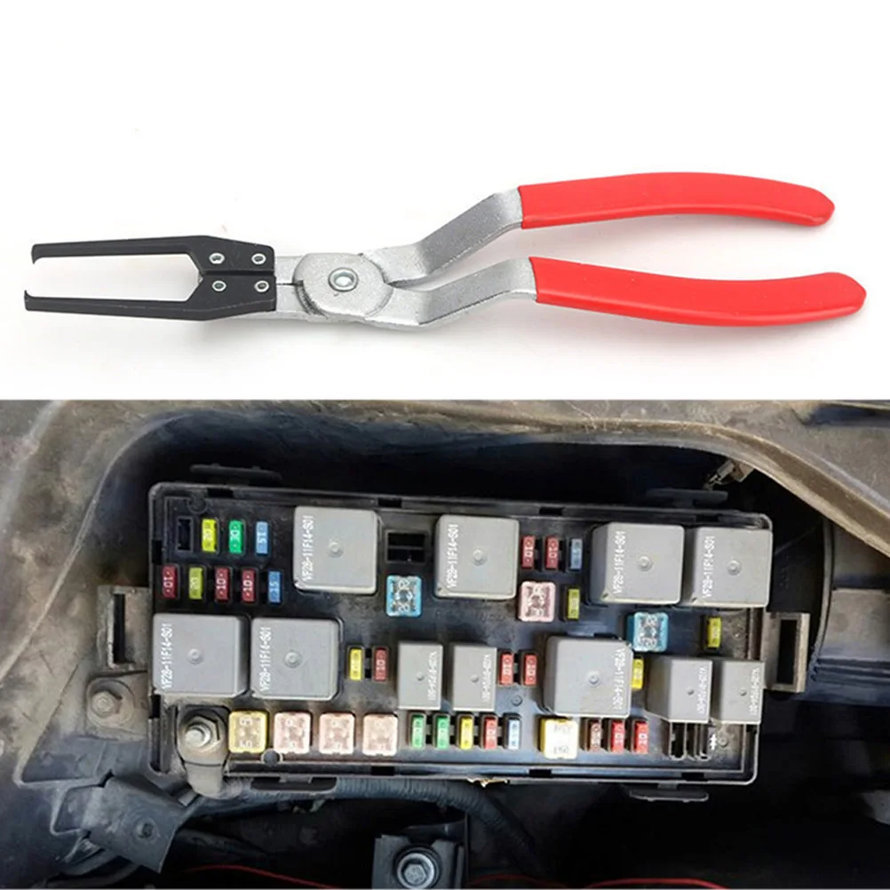 

Car Repair Tools Automotive Relay Fuse Puller Disassembly Pliers Long Nose Alloy Steel Tool For Car Hose
