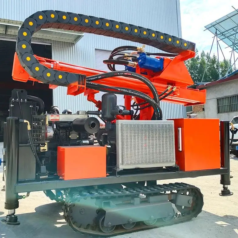 

Индивидуальная гидравлическая буровая установка для глубоких скважин (до 200 м), дизельная, роторная, портативная, на колесном или гусеничном ходу, высокоэффективная.