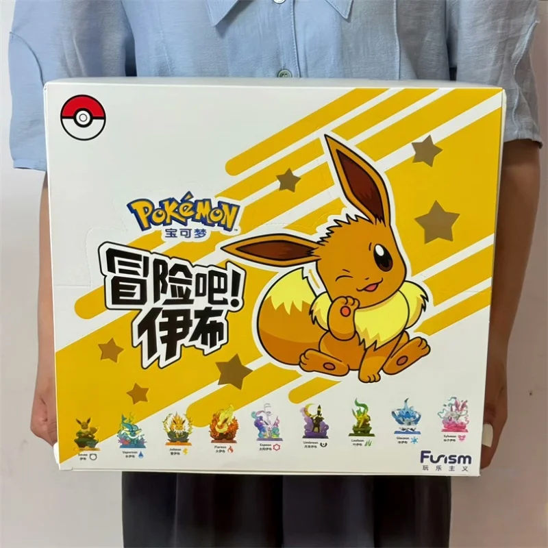 In Stock PokéMon Funism Original Adventure Eevee Series Blind Box Flareon Espeon Sylveon Action Figure Collection Model Toy Gift - view 2