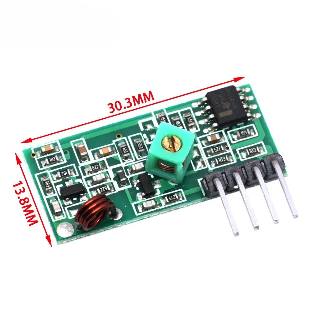 315M 433M Dual Frequency RF Wireless Transceiver Kit 5V Power Supply RF Transmitter Receiver Module Compatible