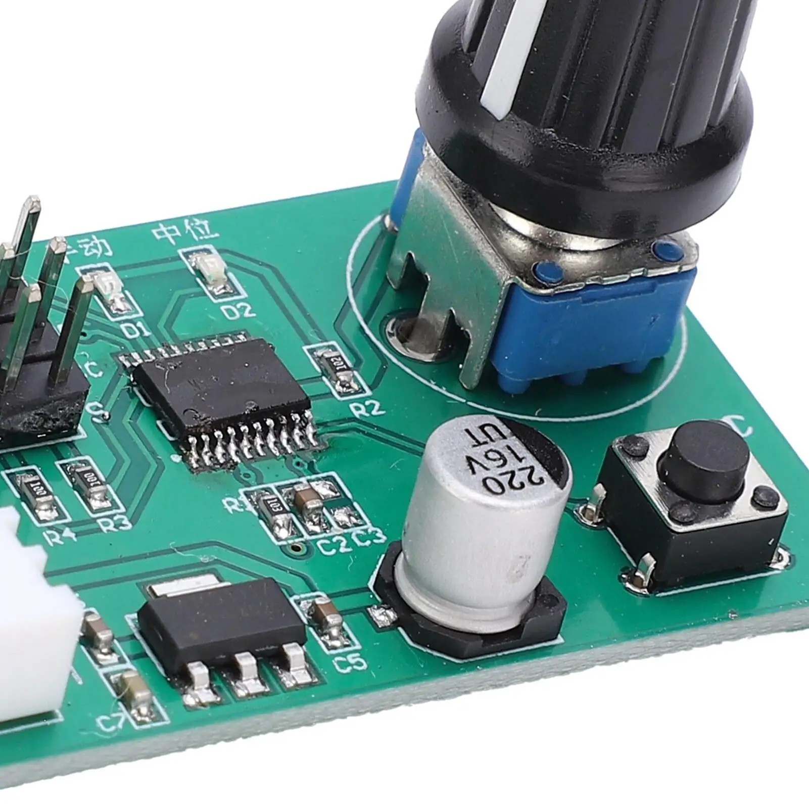 Dual Channel Servo Control Board Steering Gear Debugging Module for SG90 Machine Control System