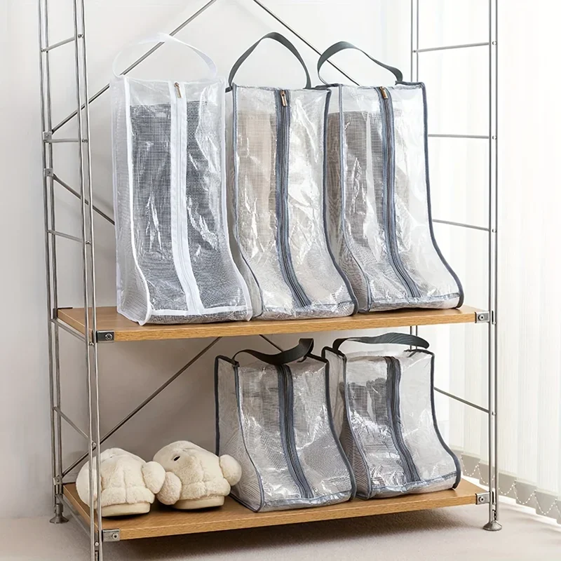 

Сетчатая обувь из ПВХ, сапоги, мешок для пыли, дорожная прозрачная пылезащитная обувь, пылезащитный чехол