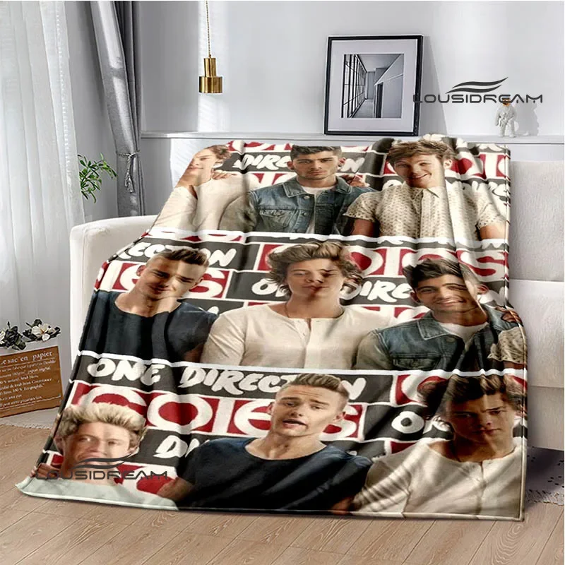 3D O-ONE band Direction Printed Blanket Warm Flannel Soft and Comfortable Home Travel Blanket bed linings Birthday Gift