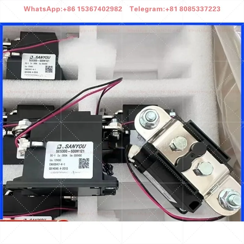 SES300-500M121 High Voltage Contactor Relay 12V 300A New Energy Vehicle Circuit Control Protection Spare Accessory
