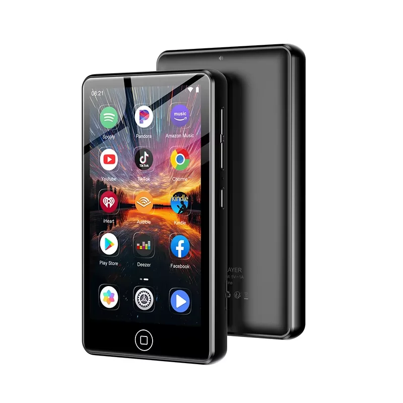 80GB MP3 MP4 Player 4.02-inch Touchscreen HiFi Lossless Sound Bluetooth 4.0 WiFi Portable Music Player Expandable to 512GB TF