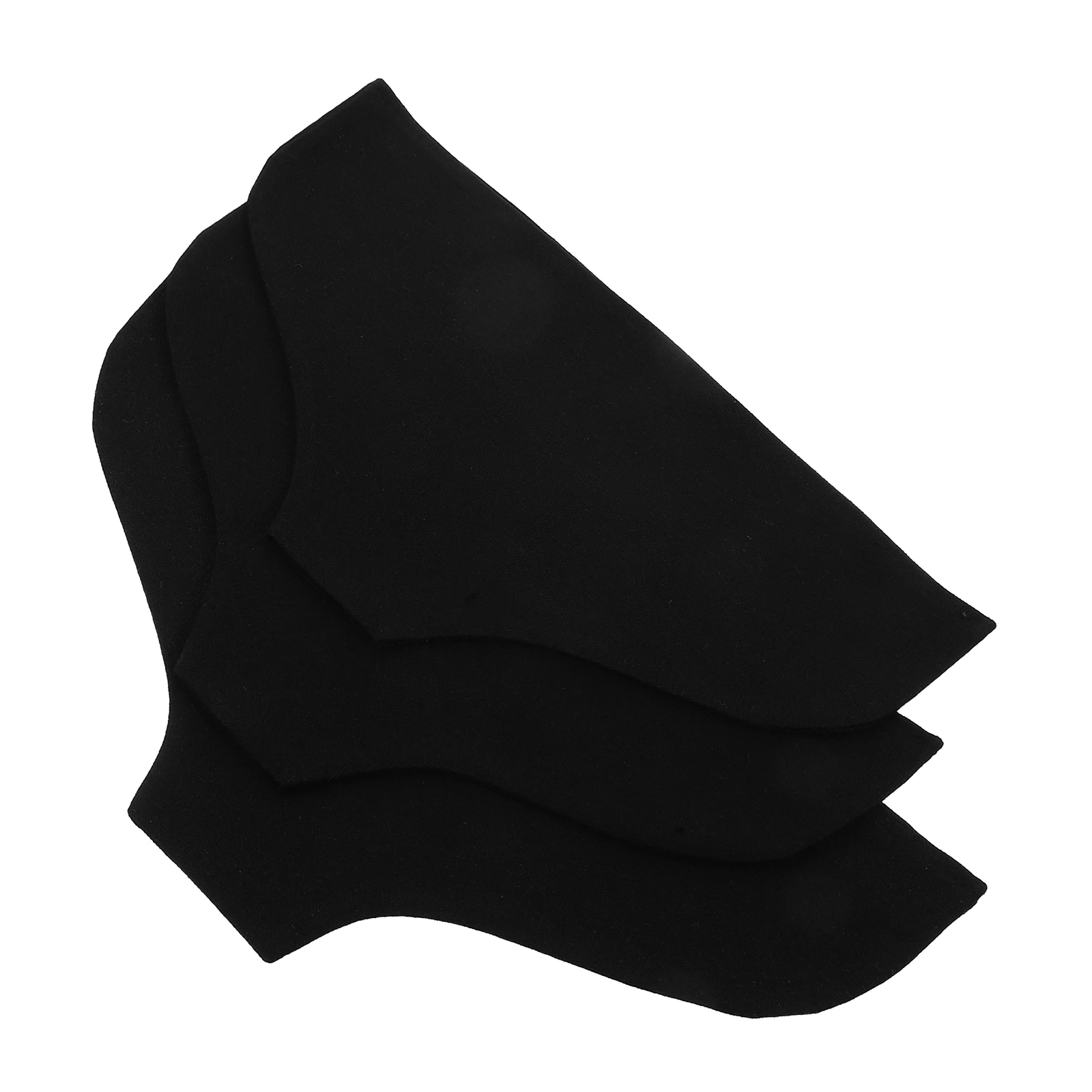 

3 Pcs Hangers Cloth Cover Clothes Covers for Wardrobe Dust Sleeve Black Anti-slip