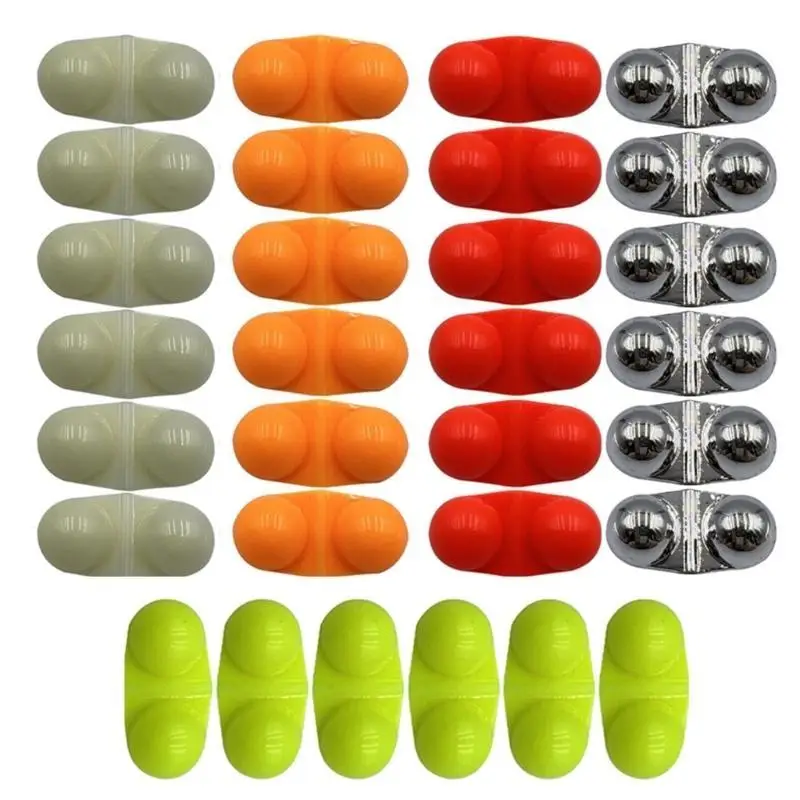 R6fe 30pcs صيد قضيب الصيد لدغات إنذار أجراس الصيد المنبه لصيد الأسماك الليلية ، أجراس قضيب الصيد بقضيب الأجراس التنبيهات الأجراس